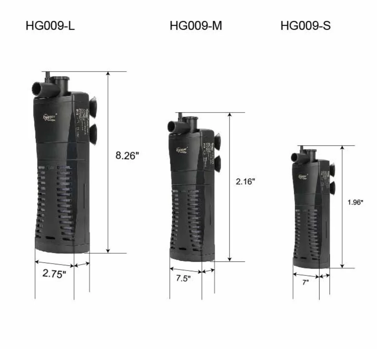 Hygger Internal Aquarium Power Filter