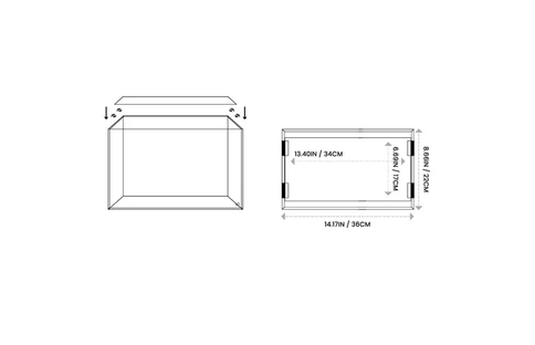 UNS 5N - 5S- 5T Tank Lid - With Plastic Clips