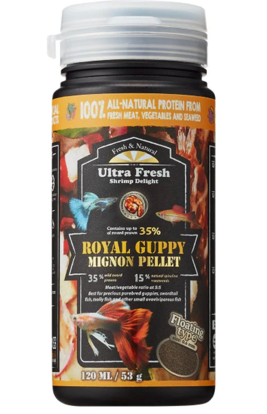 Ultra Fresh Royal Guppy Mignon Pellet - 120ML / 53g