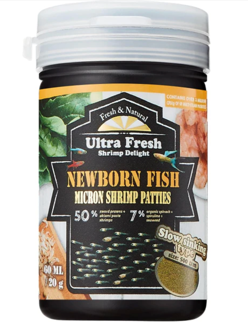 Ultra Fresh Newborn Fish Micron Shrimp Patties